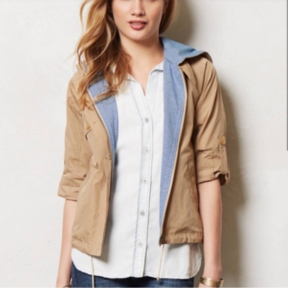 LAST CHANCE💥 Anthropologie Isani Hooded Anorak Jacket